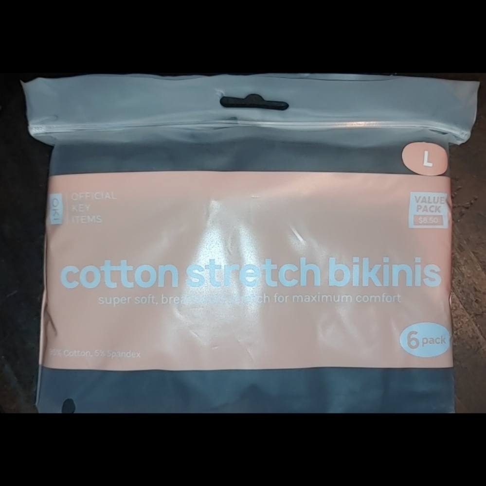 Cotton Stretch Bikini Panties